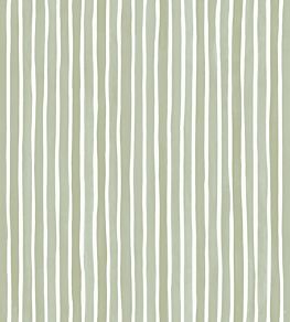 Croquet Stripe Wallpaper by Cole & Son Olive