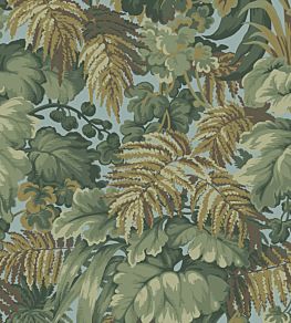 Royal Fernery Wallpaper by Cole & Son Khaki/Blue