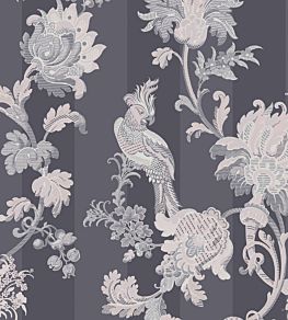 Zerzura Wallpaper by Cole & Son Slate Grey/Blush Pink