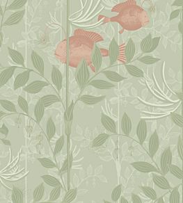Nautilus Wallpaper by Cole & Son Soft Green
