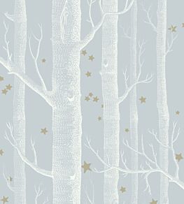 Woods & Stars Wallpaper by Cole & Son Powder Blue