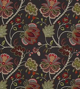 Baptista Linen Fabric by Colefax and Fowler Charcoal
