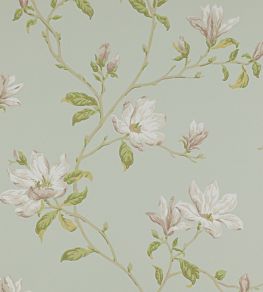 Marchwood Wallpaper by Colefax and Fowler Aqua