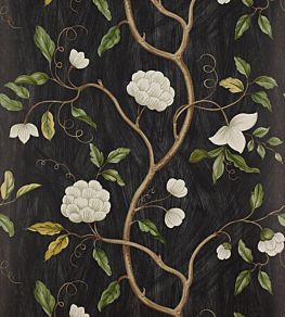 Snow Tree Wallpaper by Colefax and Fowler Black
