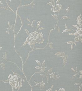 Swedish Tree Wallpaper by Colefax and Fowler Old Blue
