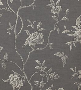 Swedish Tree Wallpaper by Colefax and Fowler Charcoal