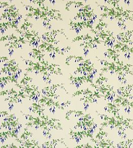 Fuchsia Fabric by Colefax and Fowler Blue Chintz