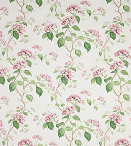 Summerby Cotton Fabric by Colefax and Fowler Pink/Green