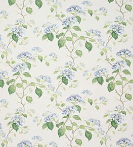 Summerby Cotton Fabric by Colefax and Fowler Blue Green