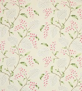 Atwood Fabric by Colefax and Fowler Pink/Green