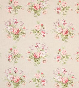 Constance Fabric by Colefax and Fowler Pink/Green