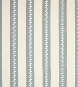 Feather Stripe Fabric by Colefax and Fowler Blue