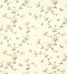 Honeysuckle Garden Fabric by Colefax and Fowler Pink/Green