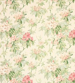 Mereworth Fabric by Colefax and Fowler Red/Green