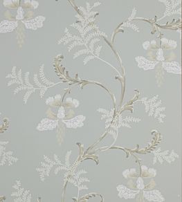 Bellflower Wallpaper by Colefax and Fowler Old Blue