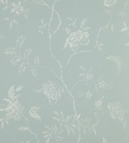 Delancey Wallpaper by Colefax and Fowler Aqua
