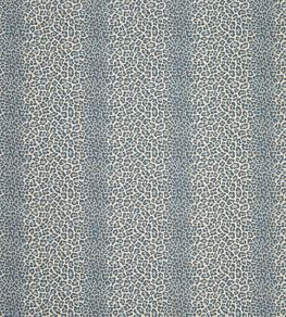 Panthera Fabric by Colefax and Fowler Old Blue