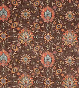 Jocasta Velvet Fabric by Colefax and Fowler Chocolate