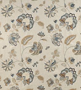 Ashlar Fabric by Colefax and Fowler Blue
