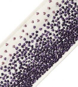 Colony Embroidered Border Trimming by Samuel & Sons Blackberry