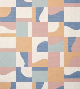 Coloured Blocks Wallpaper by Thibaut Multi