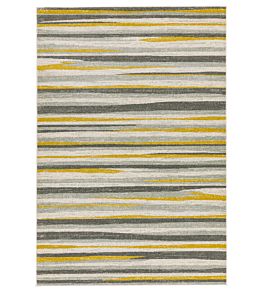 Colt Stripe Rug by Asiatic Mustard