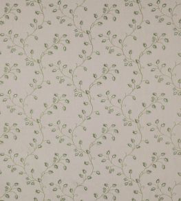 Colyton Linen Fabric by Colefax and Fowler Leaf Green