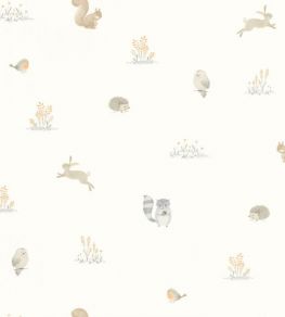 Companions Of The Forest Wallpaper by Casadeco Naturel