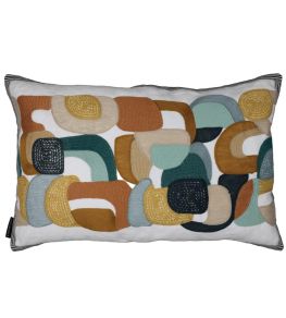 Convoitise Cushion 40 x 60cm by Casamance Celadon Mordore