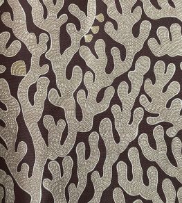 Coral Fabric by Josephine Munsey Purple Brown