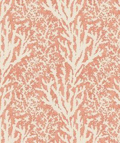 Coral Stripe Wallpaper by Madeaux 03 Faded Rose