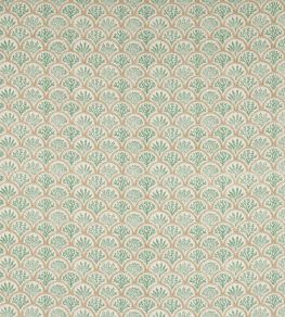 Coralli Fabric by Jane Churchill Aqua/Beige