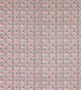 Coralli Fabric by Jane Churchill Blue/Red