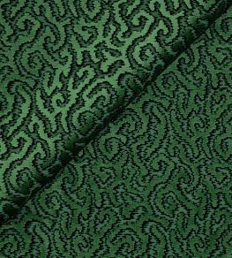 Corallino Fabric by Jim Thompson Deep Emerald