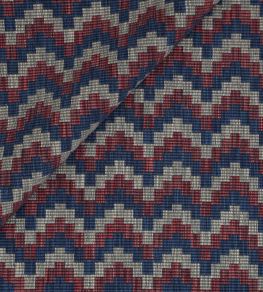 Cordillera Fabric by Jim Thompson No.9 Blue and Red
