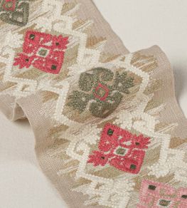 Corin Braid Trimming by Colefax and Fowler Pink/Green