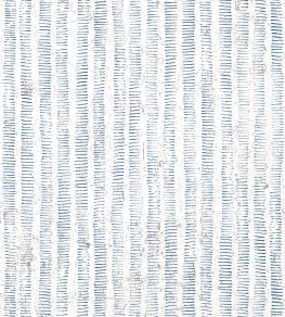 Cork Forest Wallpaper by Thibaut Navy and White