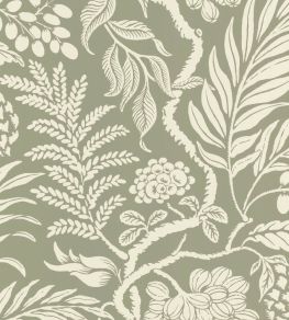 Cornucopia Wallpaper by Langelid Von Bromssen Khaki