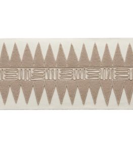 Corrales Applique Border Trimming by Samuel & Sons White Sands