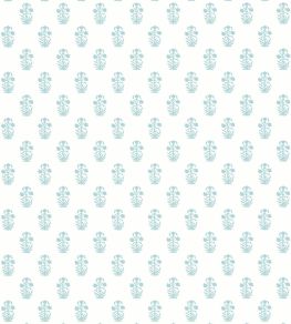 Corwin Wallpaper by Thibaut Seaglass on White