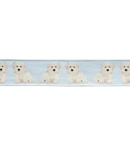 Coton De Tulear Border Trimming by Samuel & Sons Wedgewood