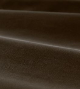 Cotton Velvet Performance Fabric by Zoffany Umber