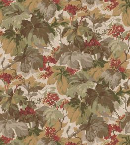 Country Walk Wallpaper by Mulberry Home Red/Green