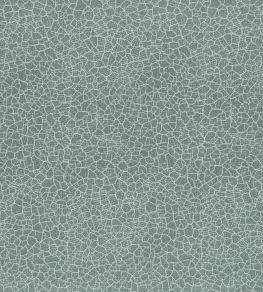 Crackle Fabric by Zoffany Pale Teal