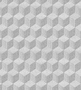 Cube Wallpaper by Borastapeter Space Sand/Grey Feather
