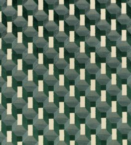 Cubic Fabric by Kirkby Design Petrol
