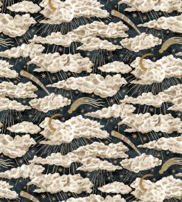 Cumulus Luna Wallpaper by Josephine Munsey Midnight