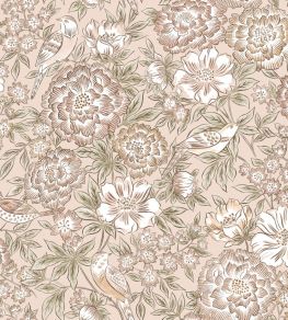 Dagmar Wallpaper by Borastapeter Pink