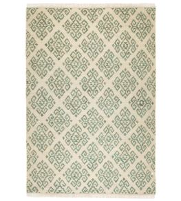 Damask Rug by GP & J Baker Aqua