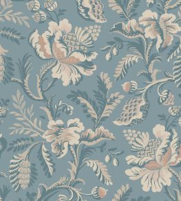 Daphne Wallpaper by Sandberg Misty Blue
